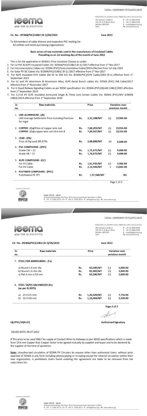 IEEMA Publication: Cable_PVC